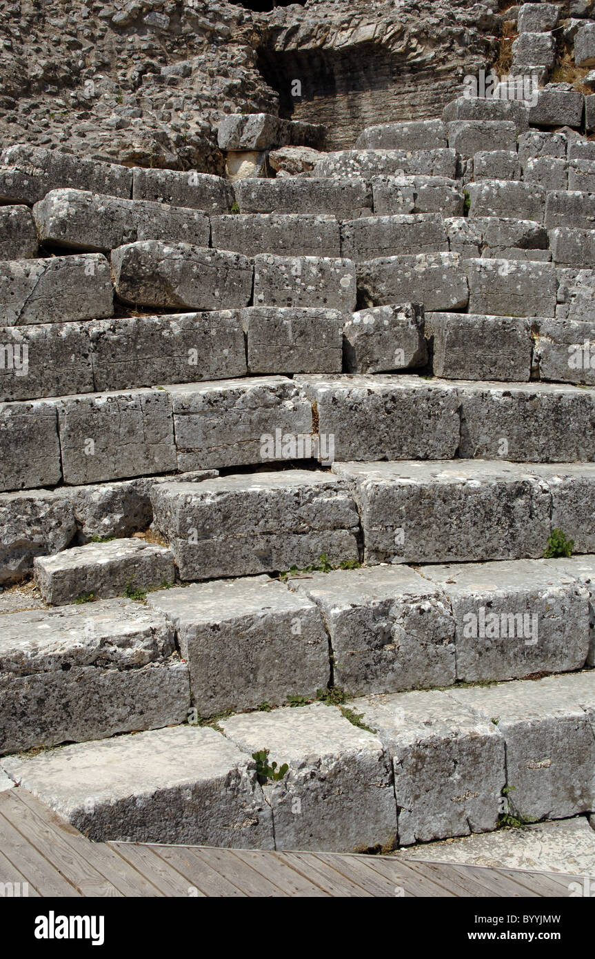 Albania. Butrint. Greek Theater. 3rd century B.C, later adapted by the