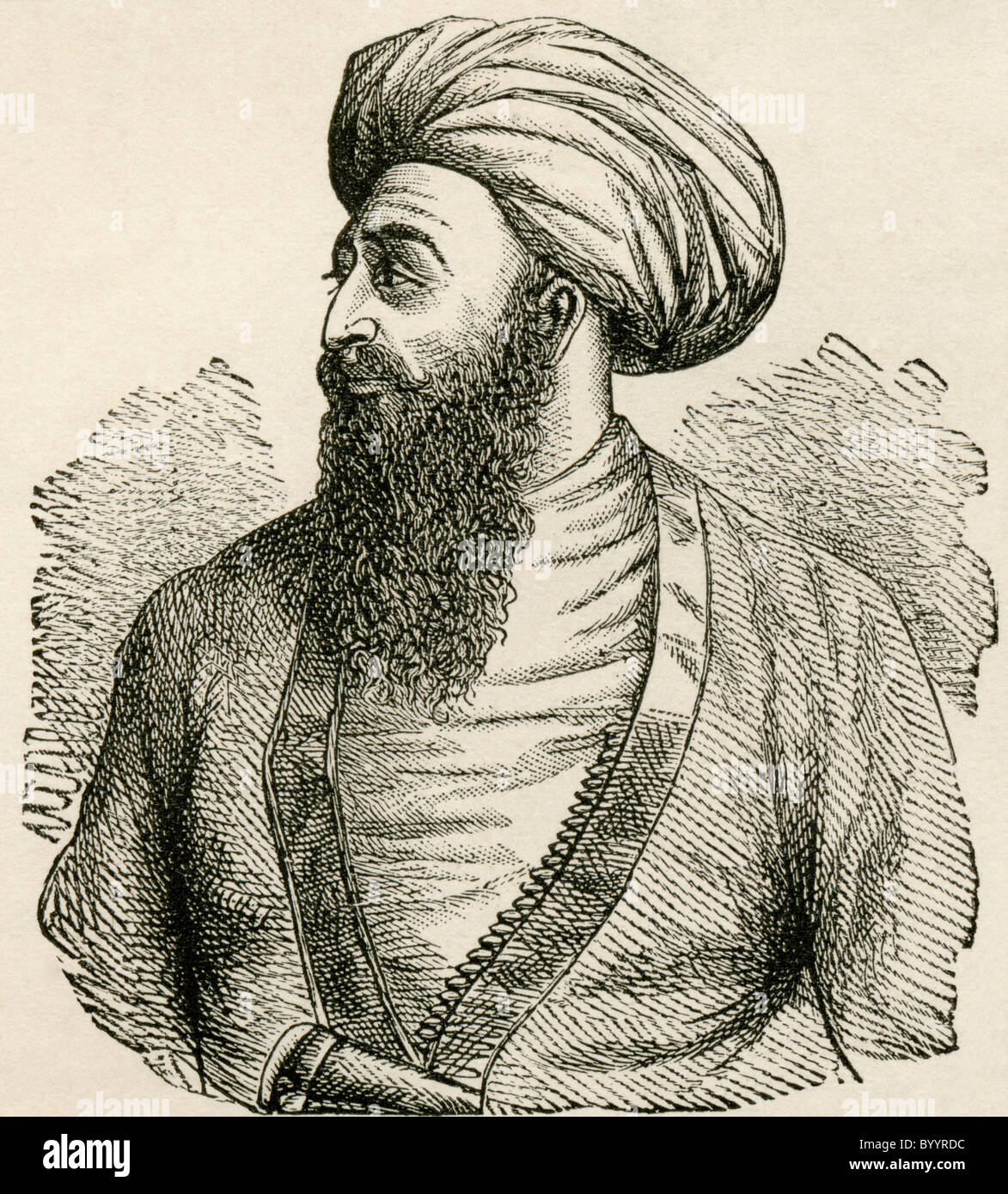 Dost Mohammad Khan, 1793 to 1863. Emir of Afghanistan. Stock Photo