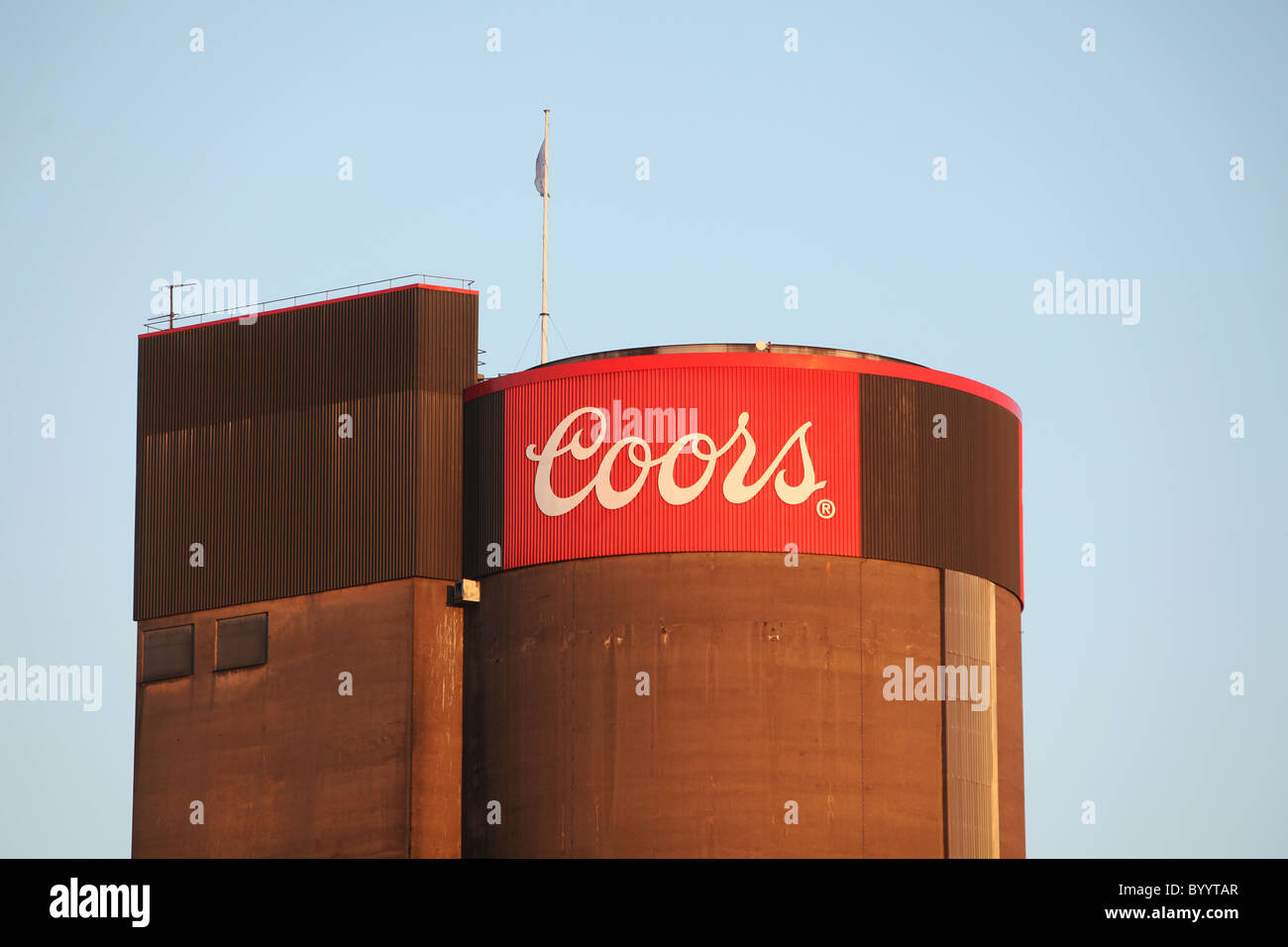 Coors Brewery in Burton upon Trent in Staffordshire Stock Photo