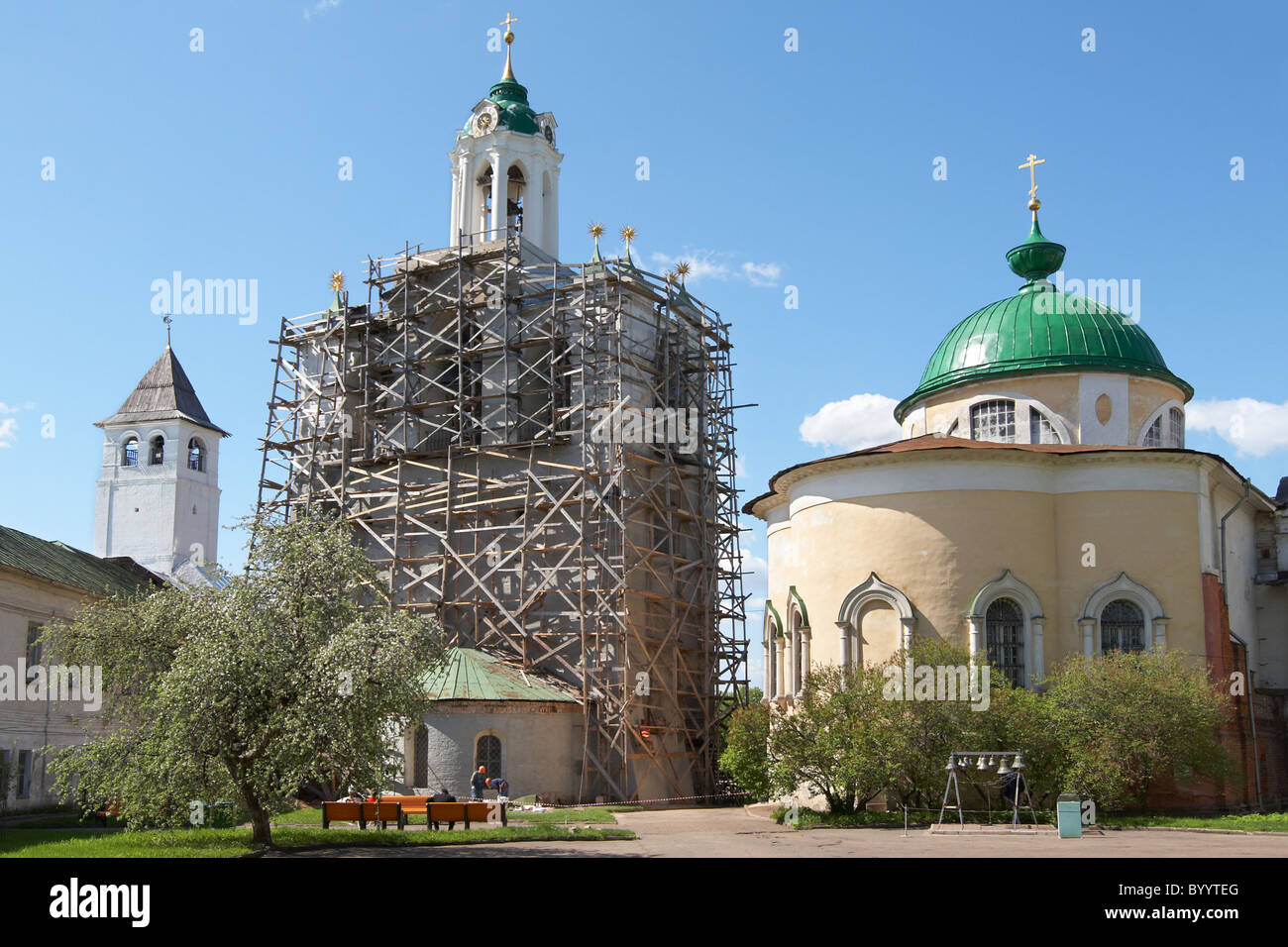 Transfiguration Cathedral and belfry Stock Photo