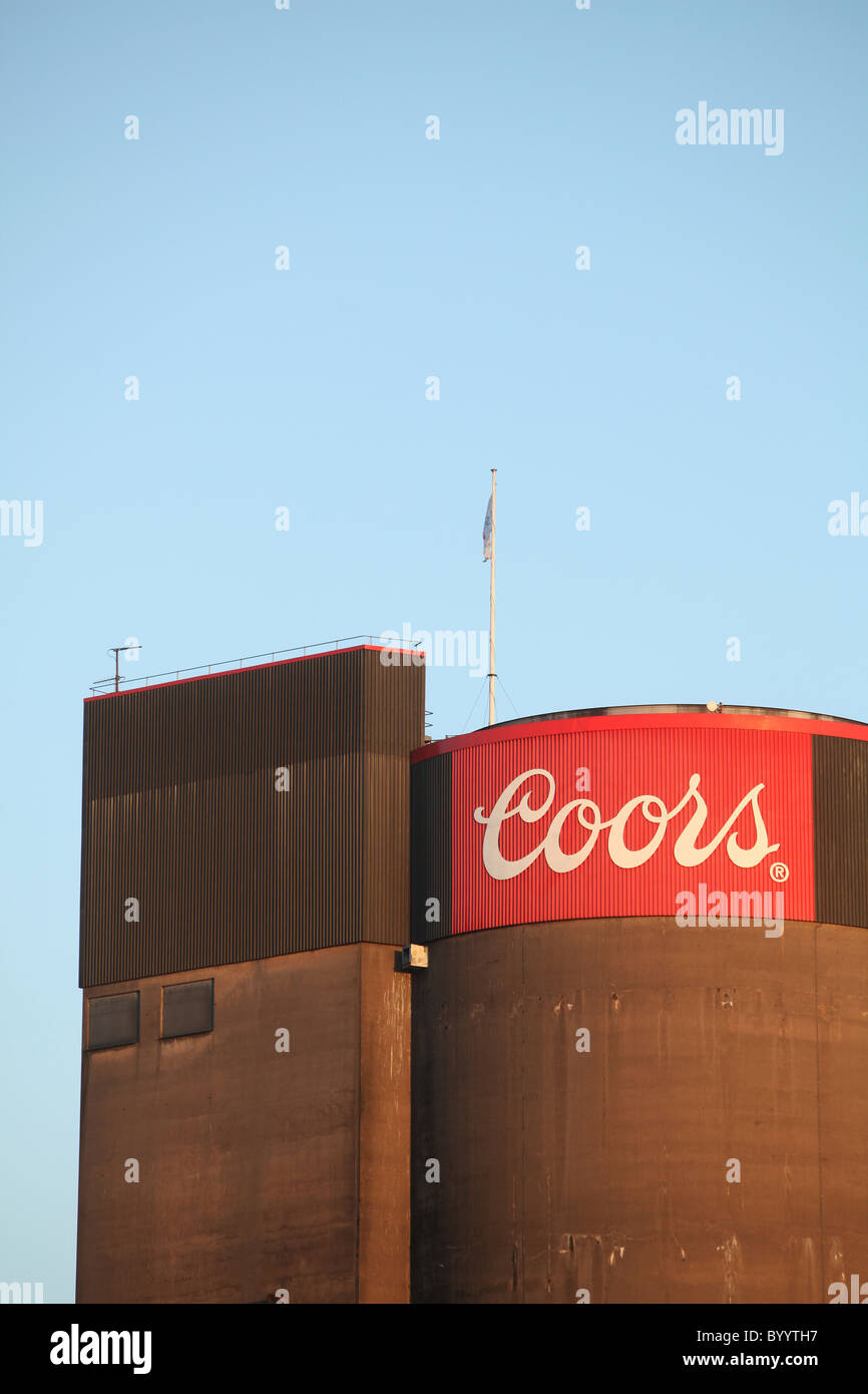 Coors Brewery in Burton upon Trent in Staffordshire Stock Photo