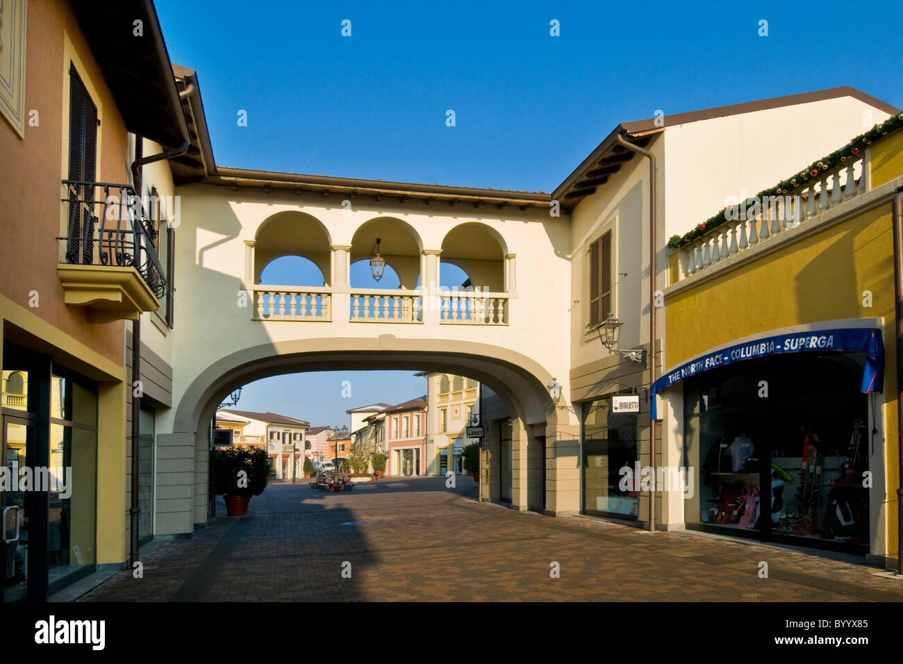 Designer outlet, Serravalle Scrivia, Alessandria province, Italy Stock  Photo - Alamy