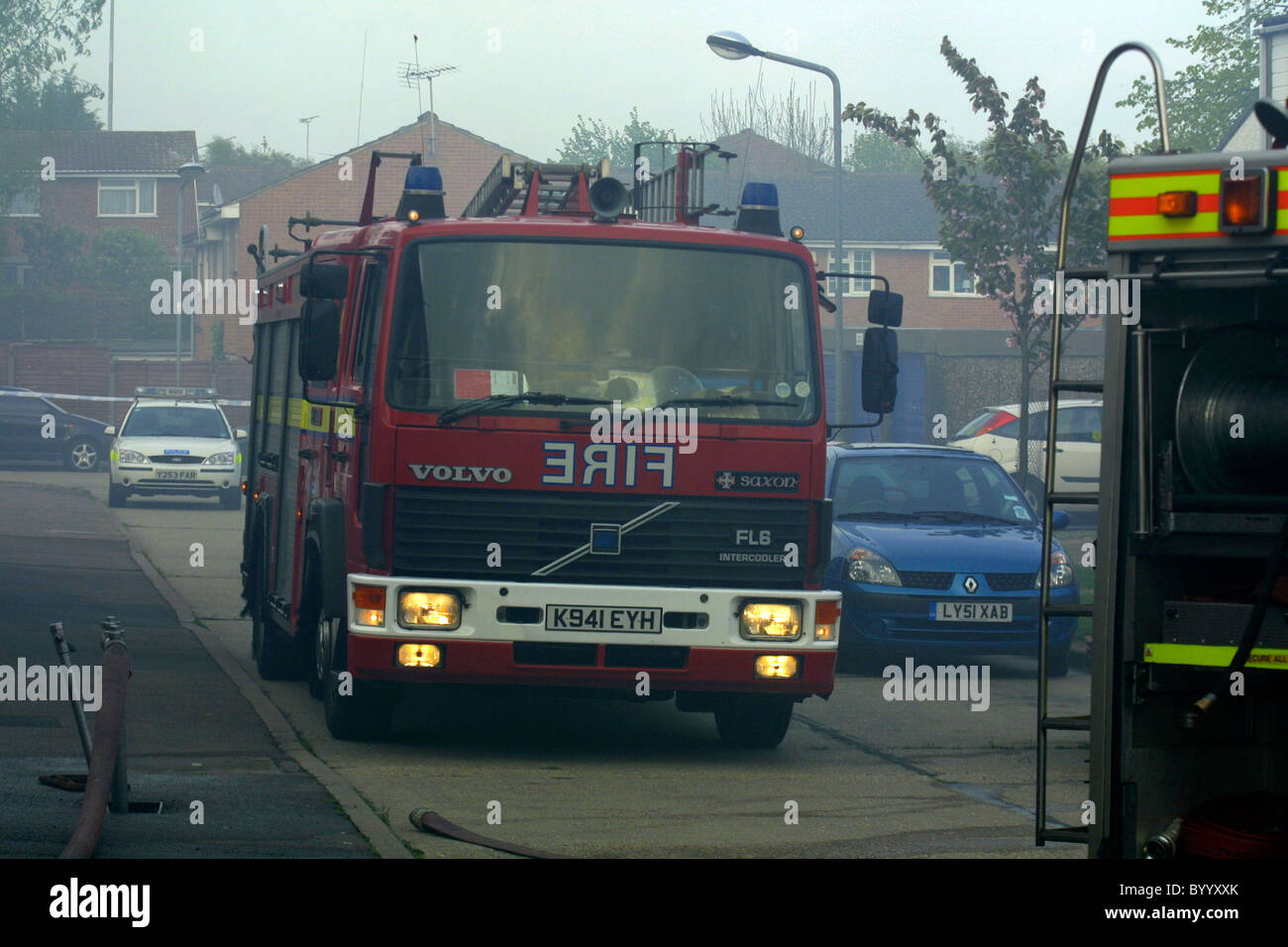 Lfb Volvo Fl6 Pump Ladder Stock Photo Alamy
