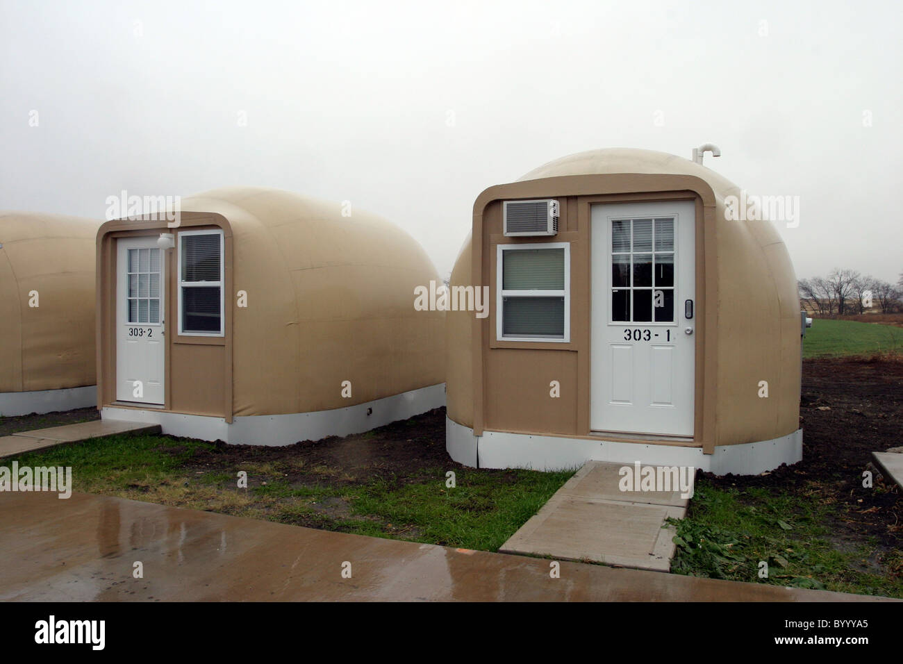 A community of Igloo houses in Texas Stock Photo Alamy