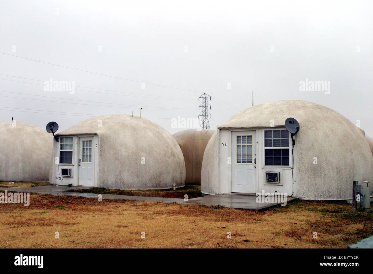 A community of Igloo houses in Texas Stock Photo Alamy