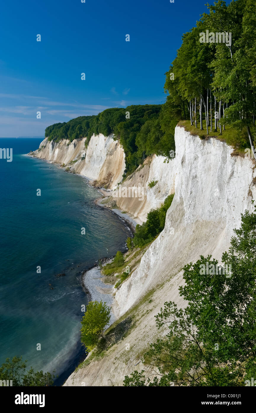 The famous chalkcliffs at Ruegen Island, Baltic Sea Germany, Europe Stock Photo Alamy