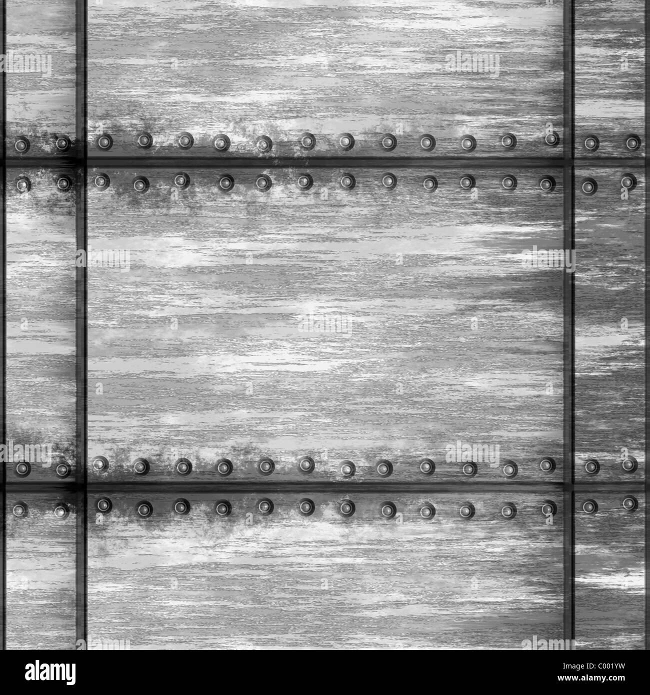 Seamless worn metal texture with rivets that tiles as a pattern in any ...