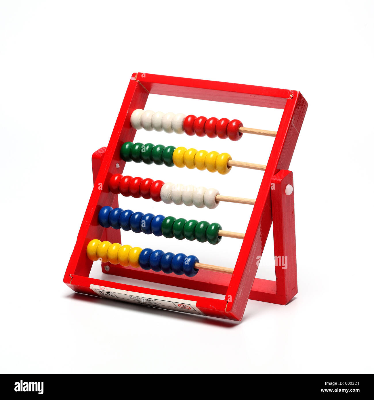 wooden Abacus mathematic Stock Photo