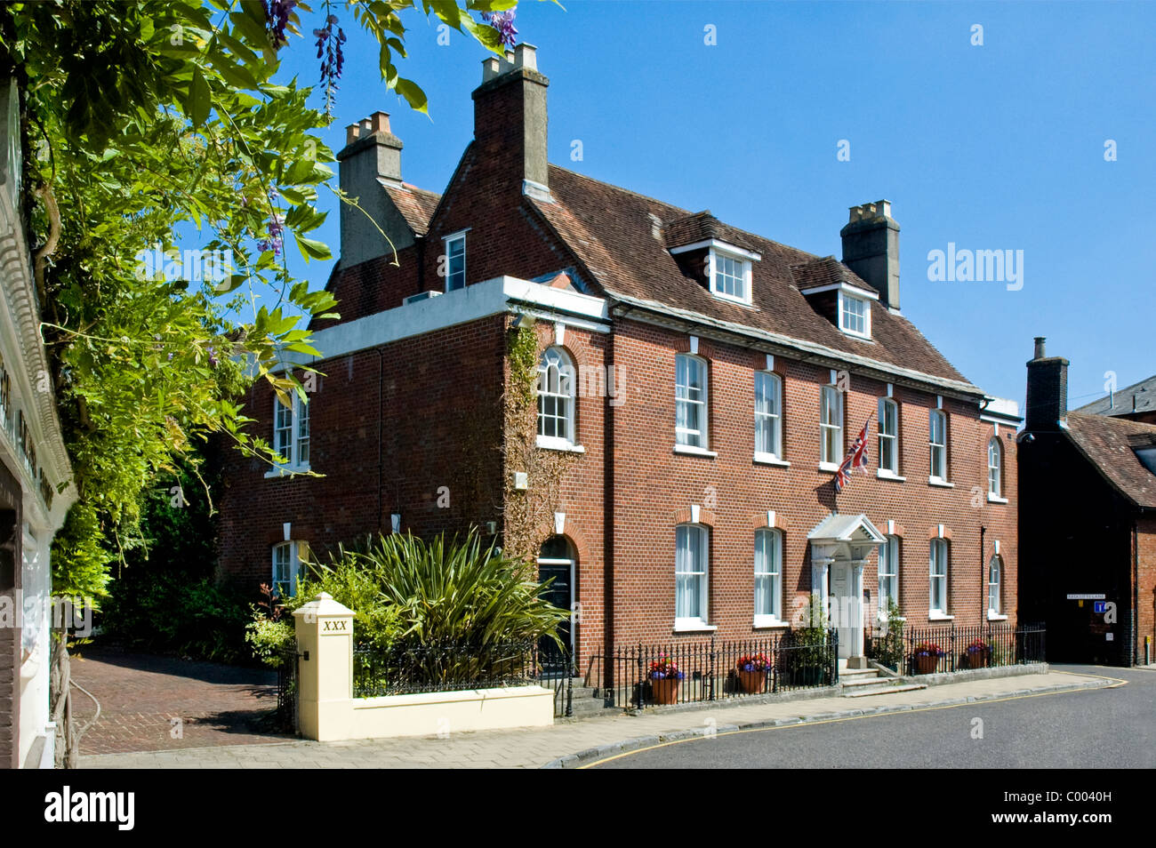 Townhouse Wimborne Minster Dorset Stock Photo Alamy