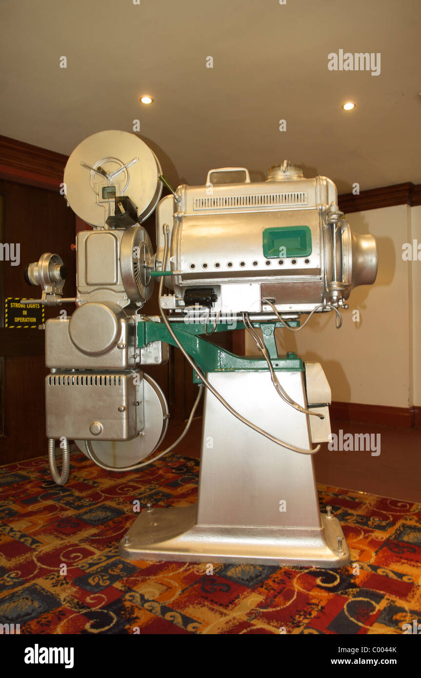 Old Westlec film projector on display Stock Photo