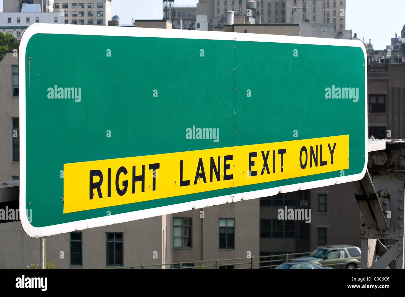 A blank highway sign you can customize with your own text or message. Works great for conceptual themes. Stock Photo
