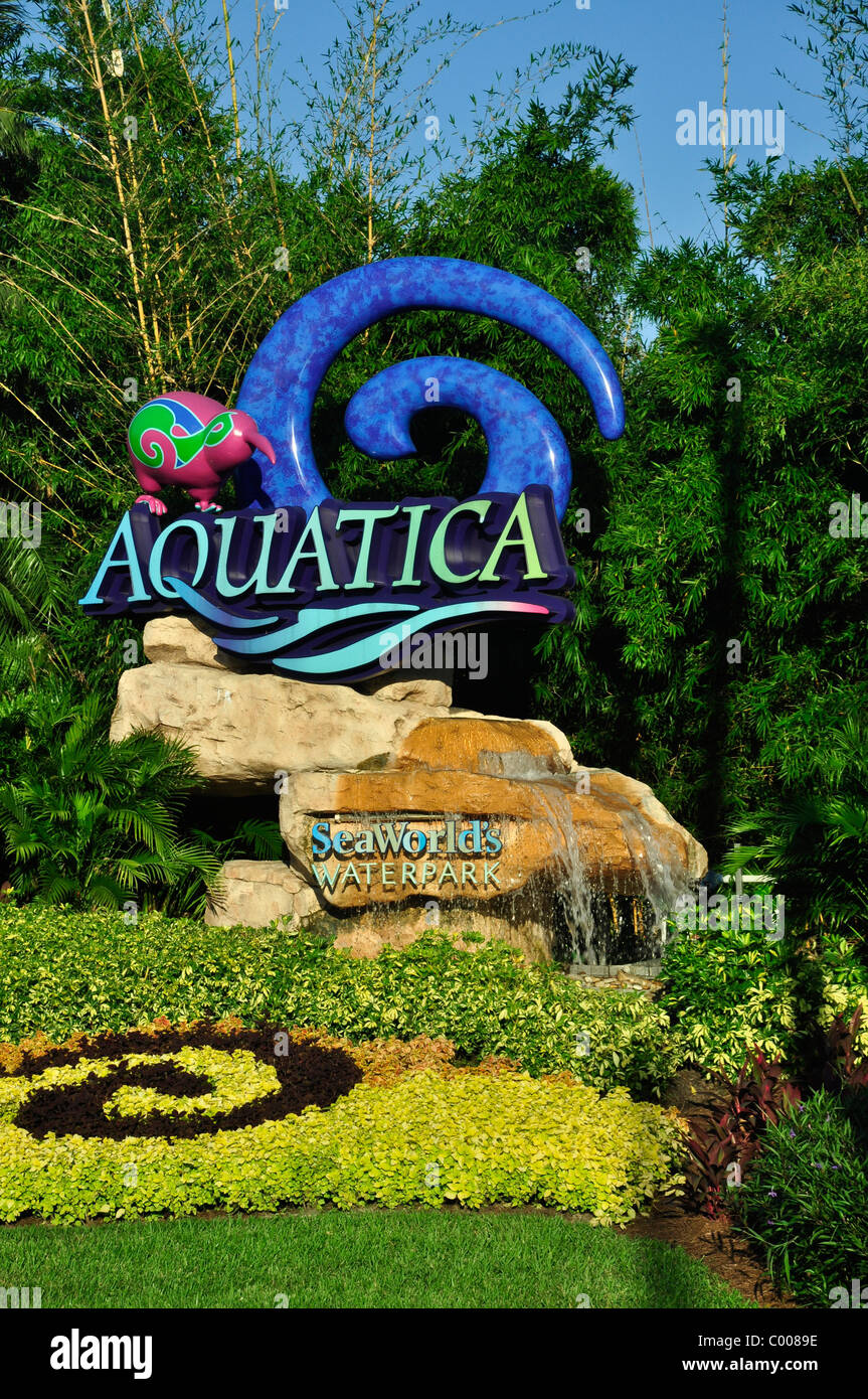 Sea World Aquatica Orlando Florida Stock Photo Alamy