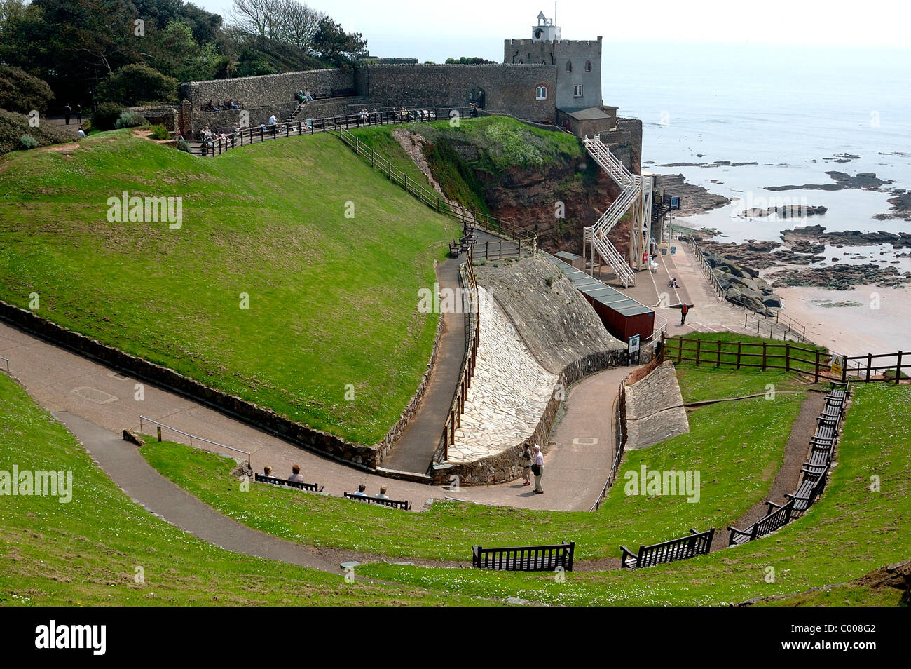 connaught gardens sidmouth Devon uk Stock Photo Alamy