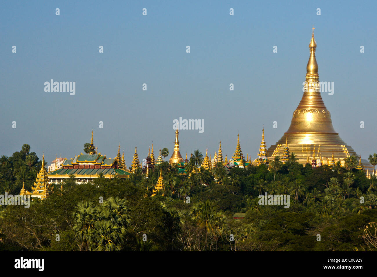 Shwedagon Pagoda, Yangon (Rangoon), Myanmar (Burma) Stock Photo