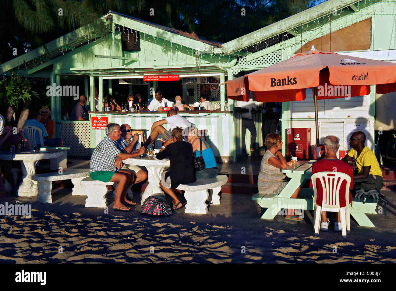 barbados beach bar Stock Photo Alamy