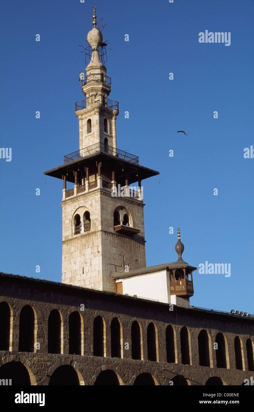 Exterior of Omayyad Mosque Stock Photo