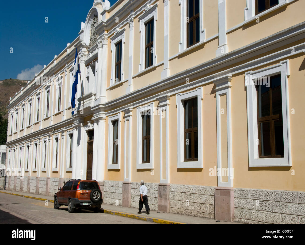 Honduras. Central District. Tegucigalpa. Old National Palace. Stock Photo
