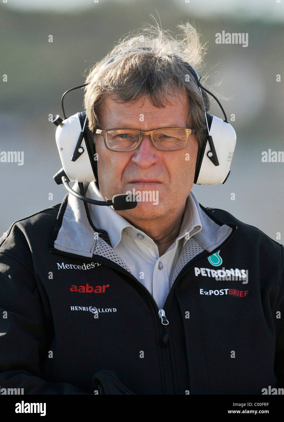 Norbert Haug (GER) Motorsport chief Mercedes GP Formula One Team Stock Photo