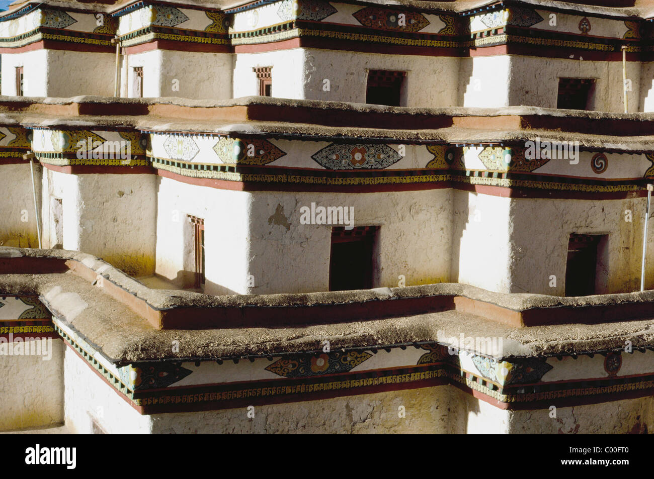 Gyantse Temple, close up Stock Photo
