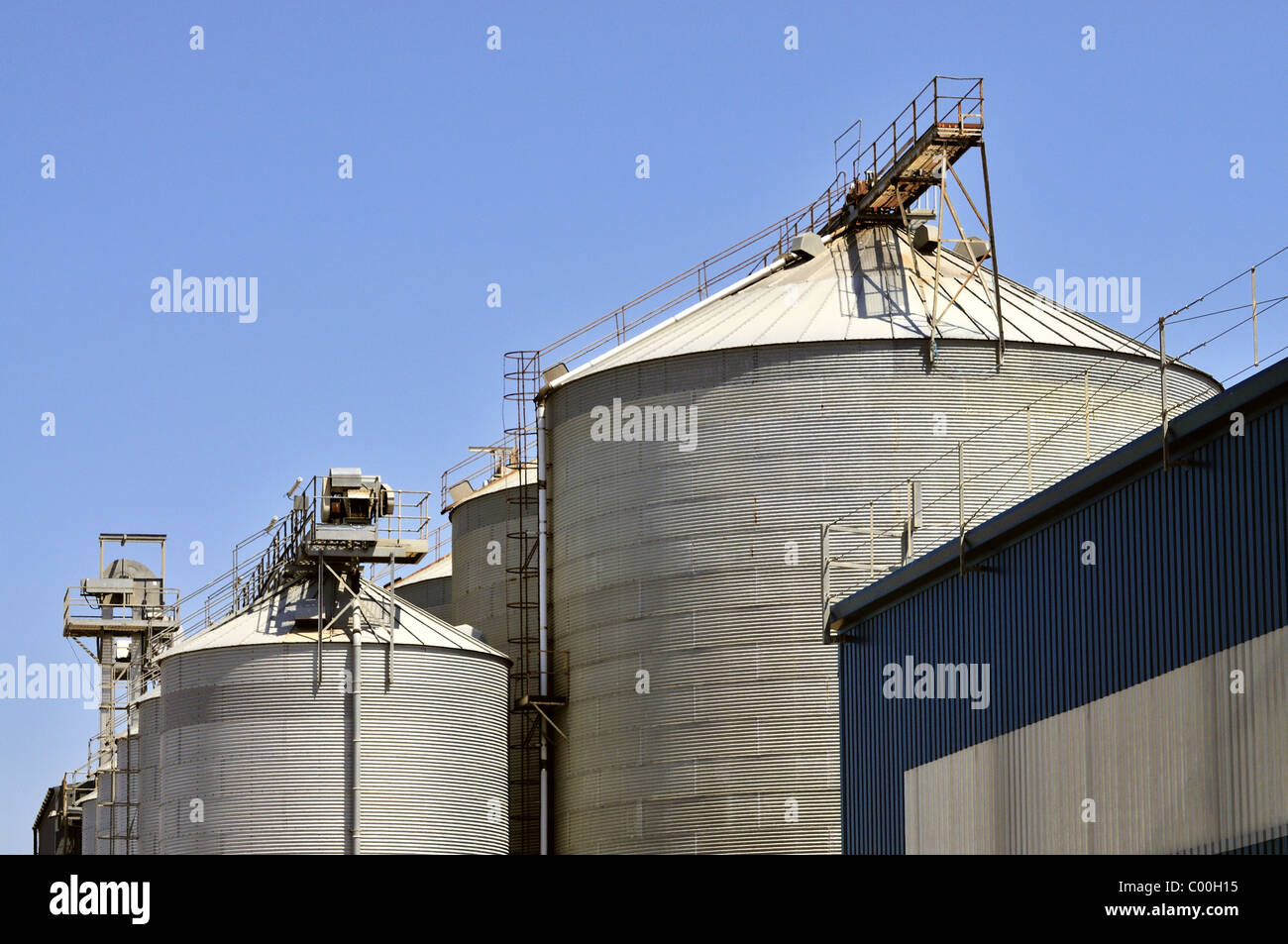 Grain SIlos , Containers , Docks , Storage ,Bulk ,Shipped in, Imports