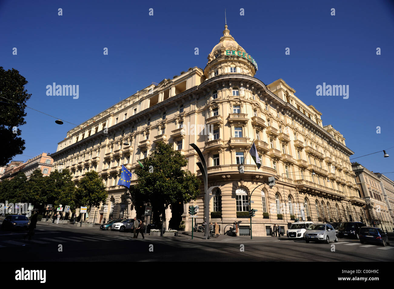 Italy Rome Via Veneto Hotel Excelsior Stock Photo - 