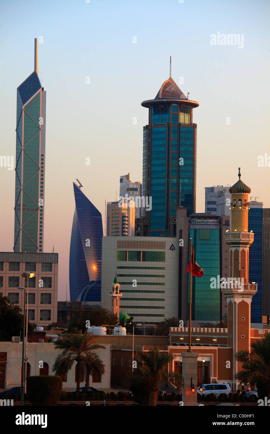 Kuwait, Kuwait City, skyline, skyscrapers Stock Photo - Alamy
