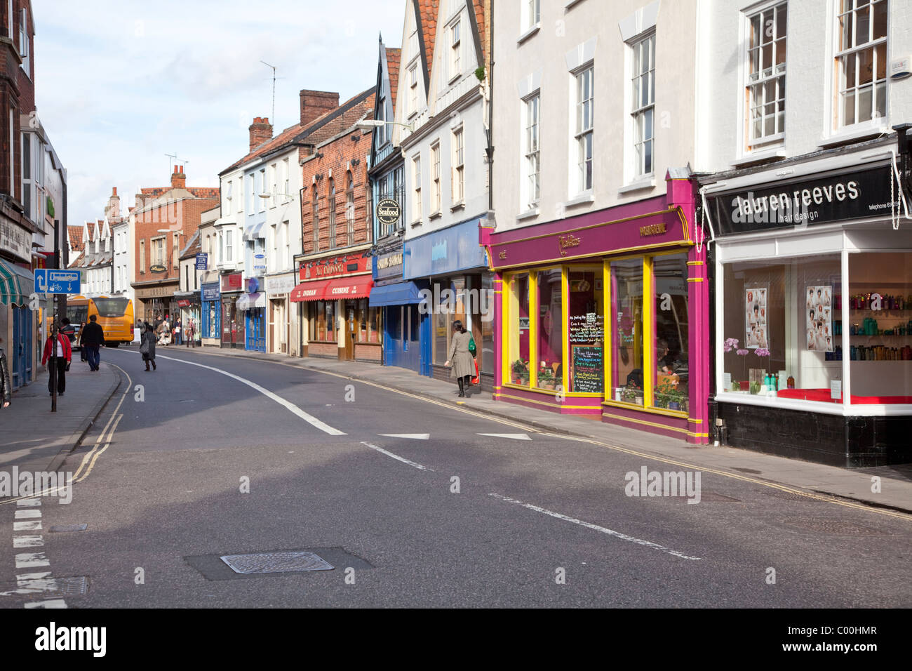 Magdalen Street Norwich Stock Photo Alamy