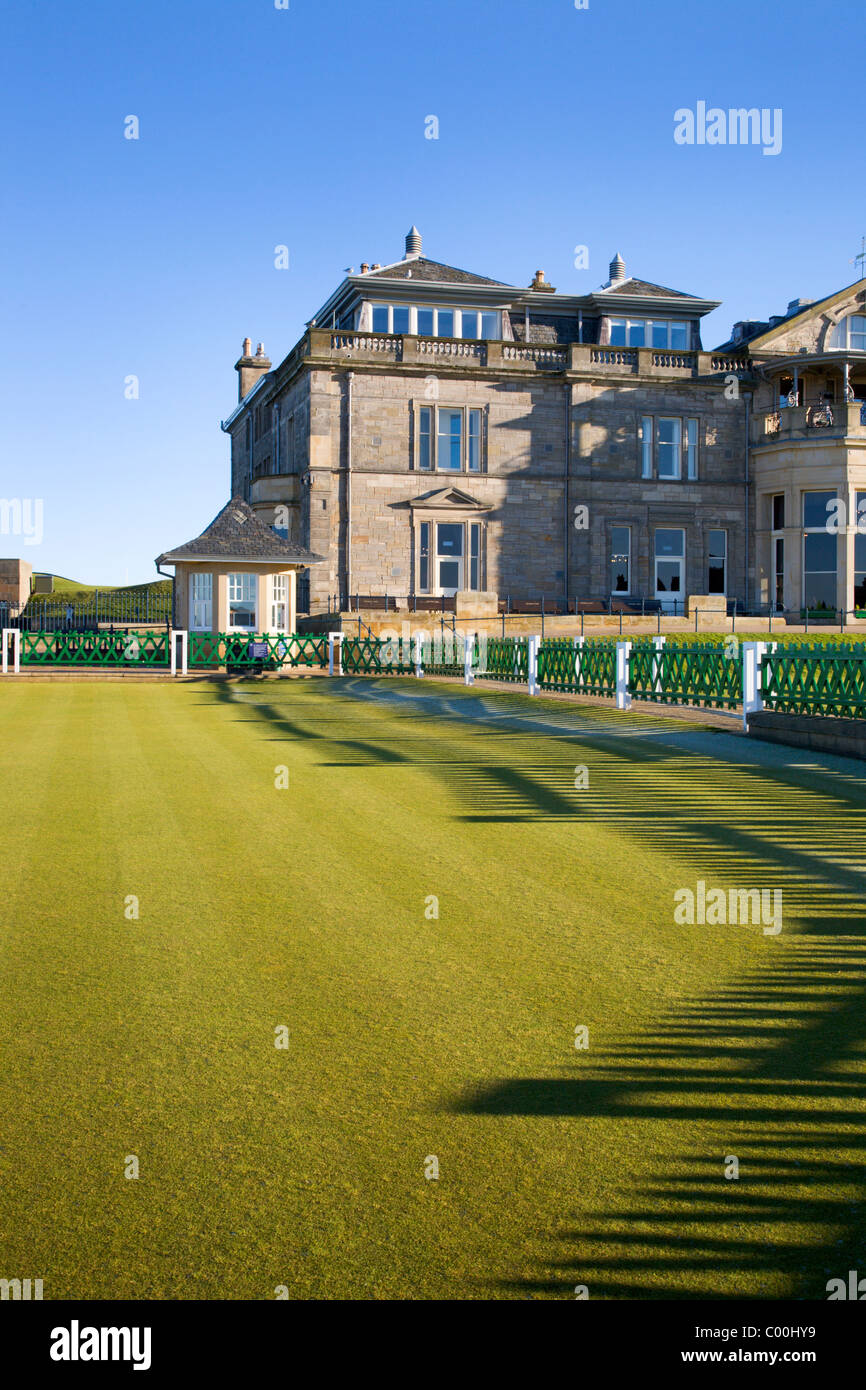 Putting Green and The Royal and Ancient Golf Club St Andrews Fife