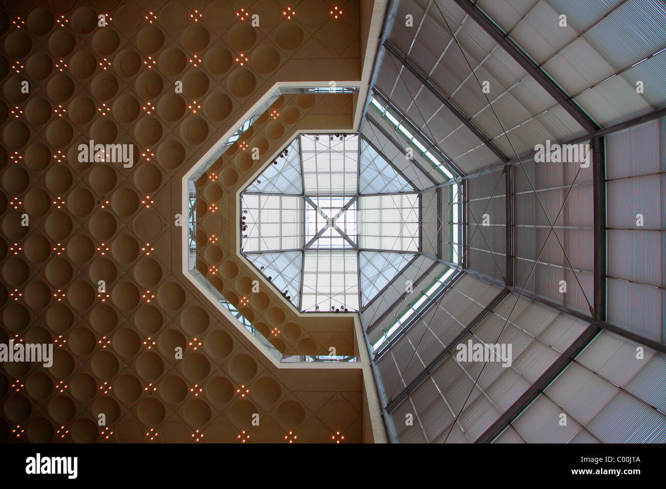 Qatar, Doha, Museum of Islamic Art, interior, I.M. Pei, architect, Stock Photo