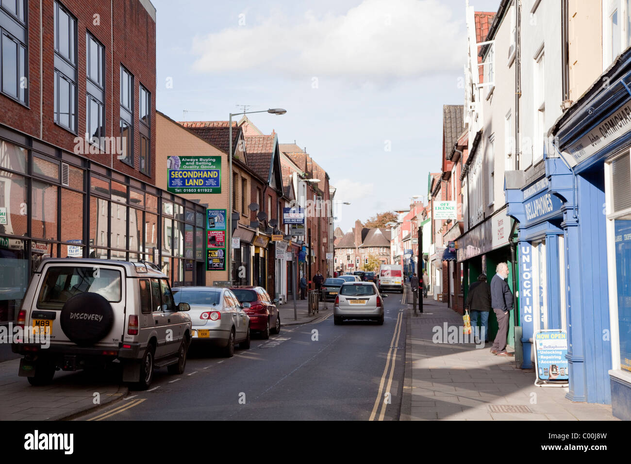 Magdalen Street Norwich Stock Photo Alamy