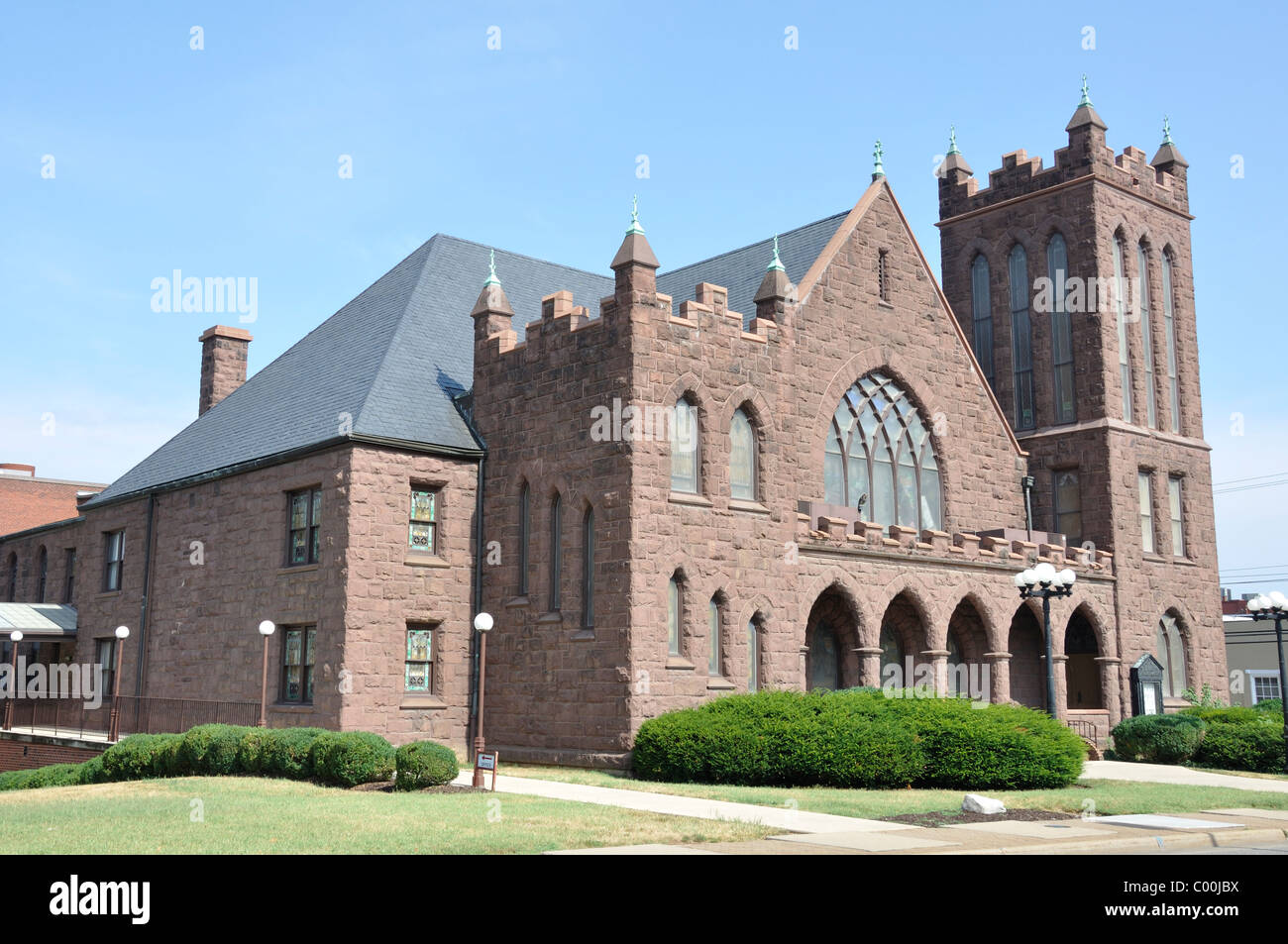Asbury United Methodist Church, Harrisonburg, Virginia, USA Stock Photo