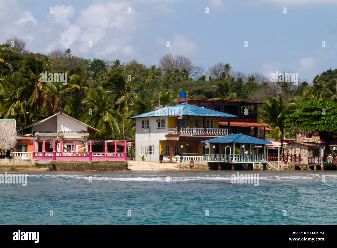 Isla Grande shore. Colon, Republic of Panama, Central America Stock Photo