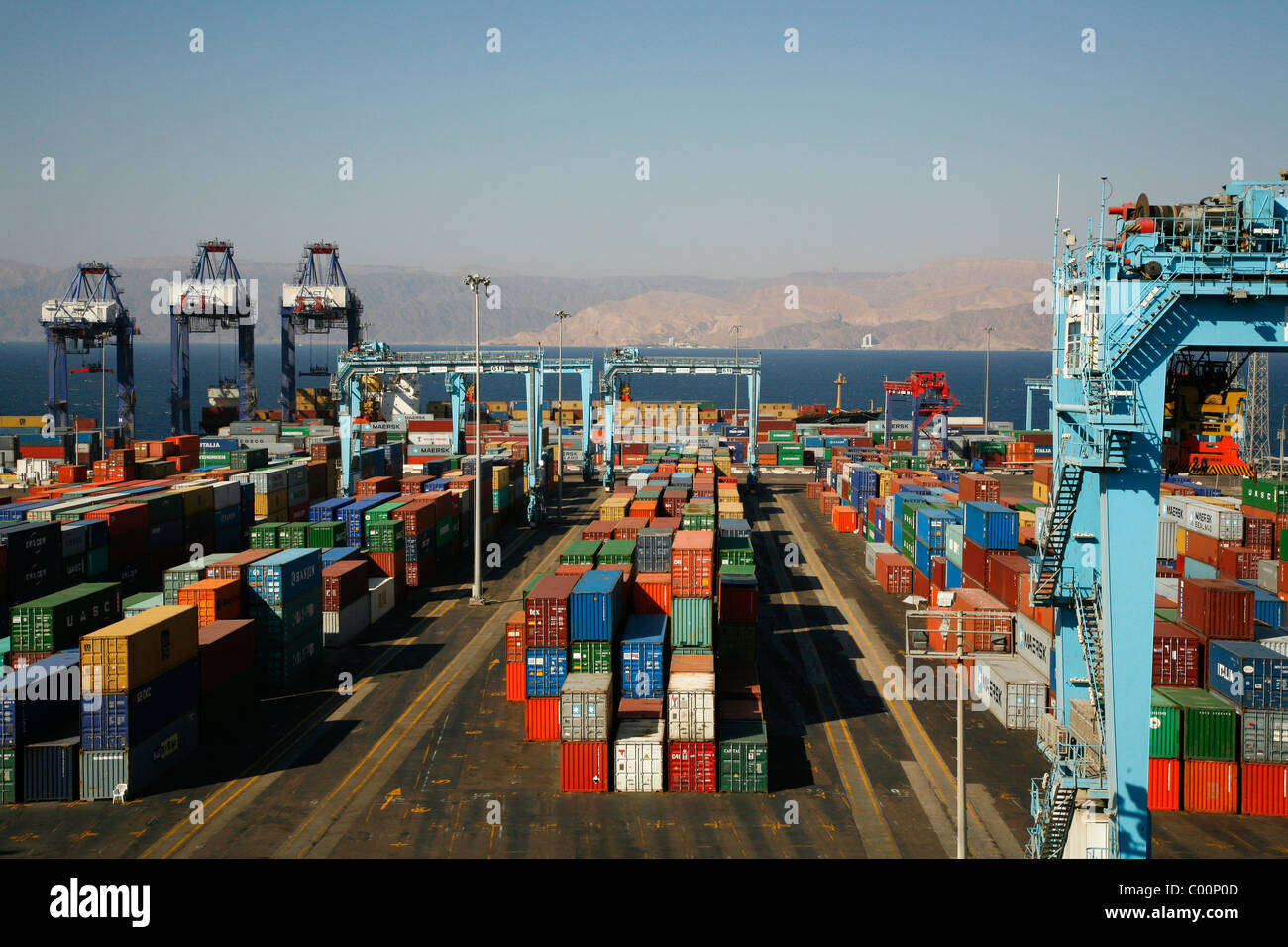 The port of Aqaba, Jordan Stock Photo - Alamy