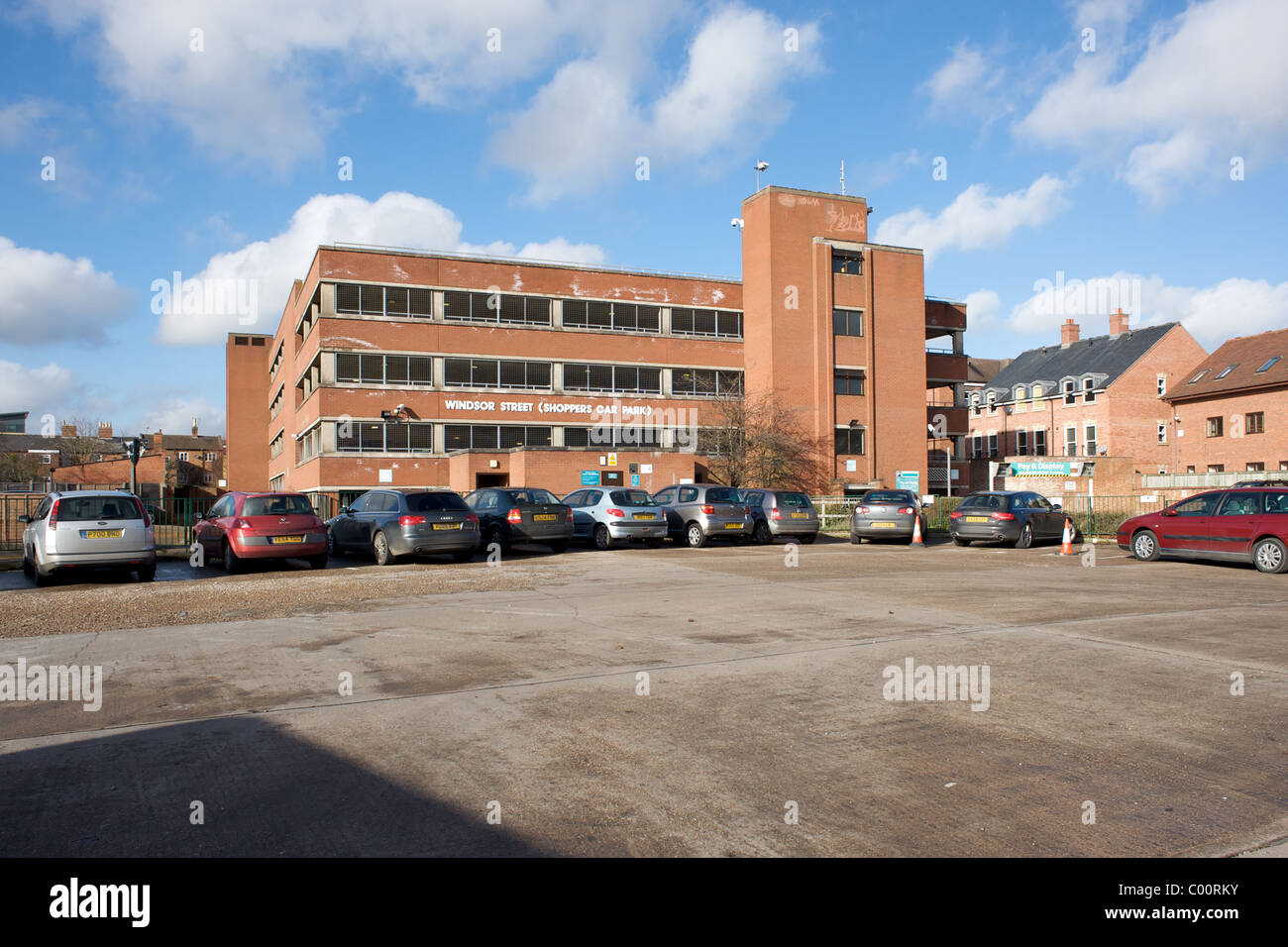 Windsor street car park) StratforduponAvon, Warwickshire, England, UK Stock Photo