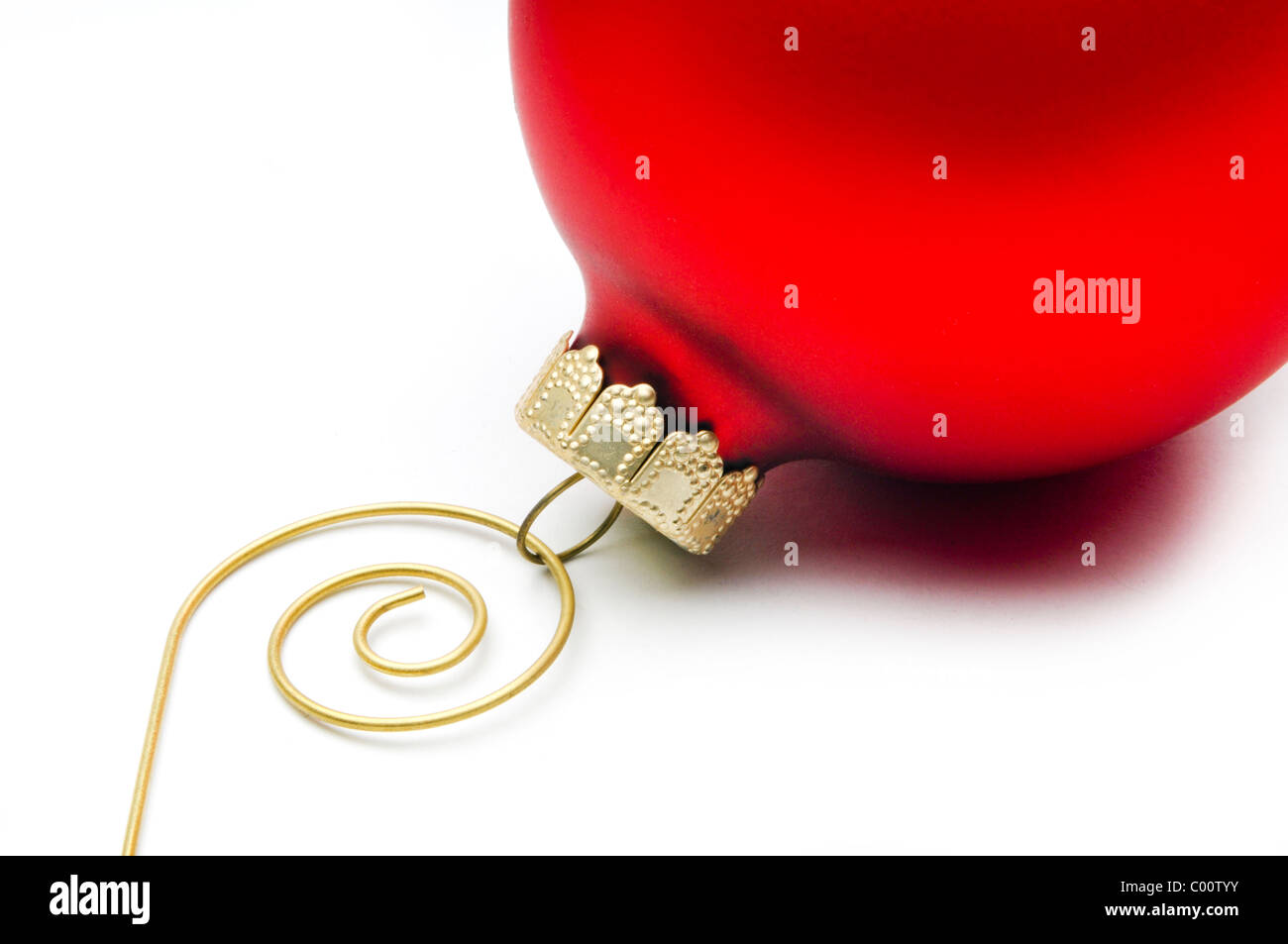 Christmas bulb red and gold hires stock photography and images Alamy