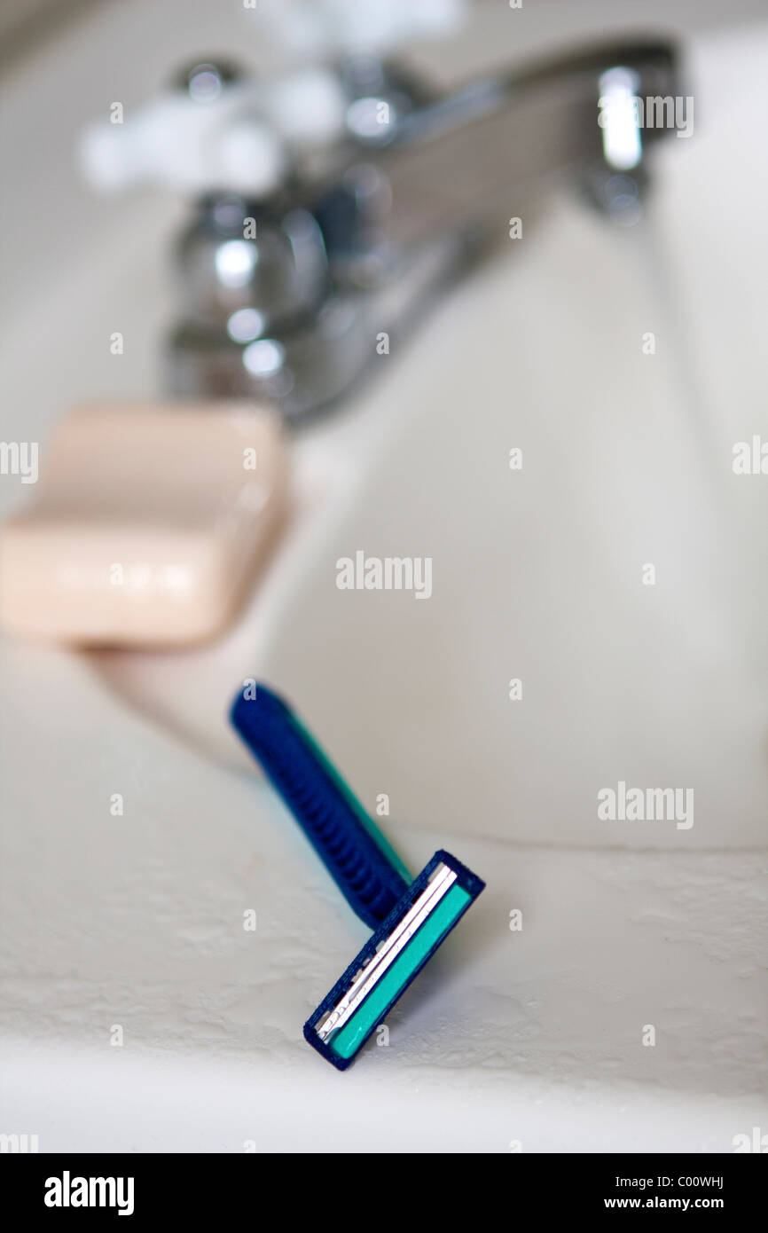 Razor and Soap Stock Photo Alamy