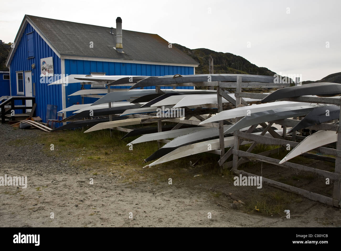 Traditional kayaks are still used by some native Greenlanders to hunt ...