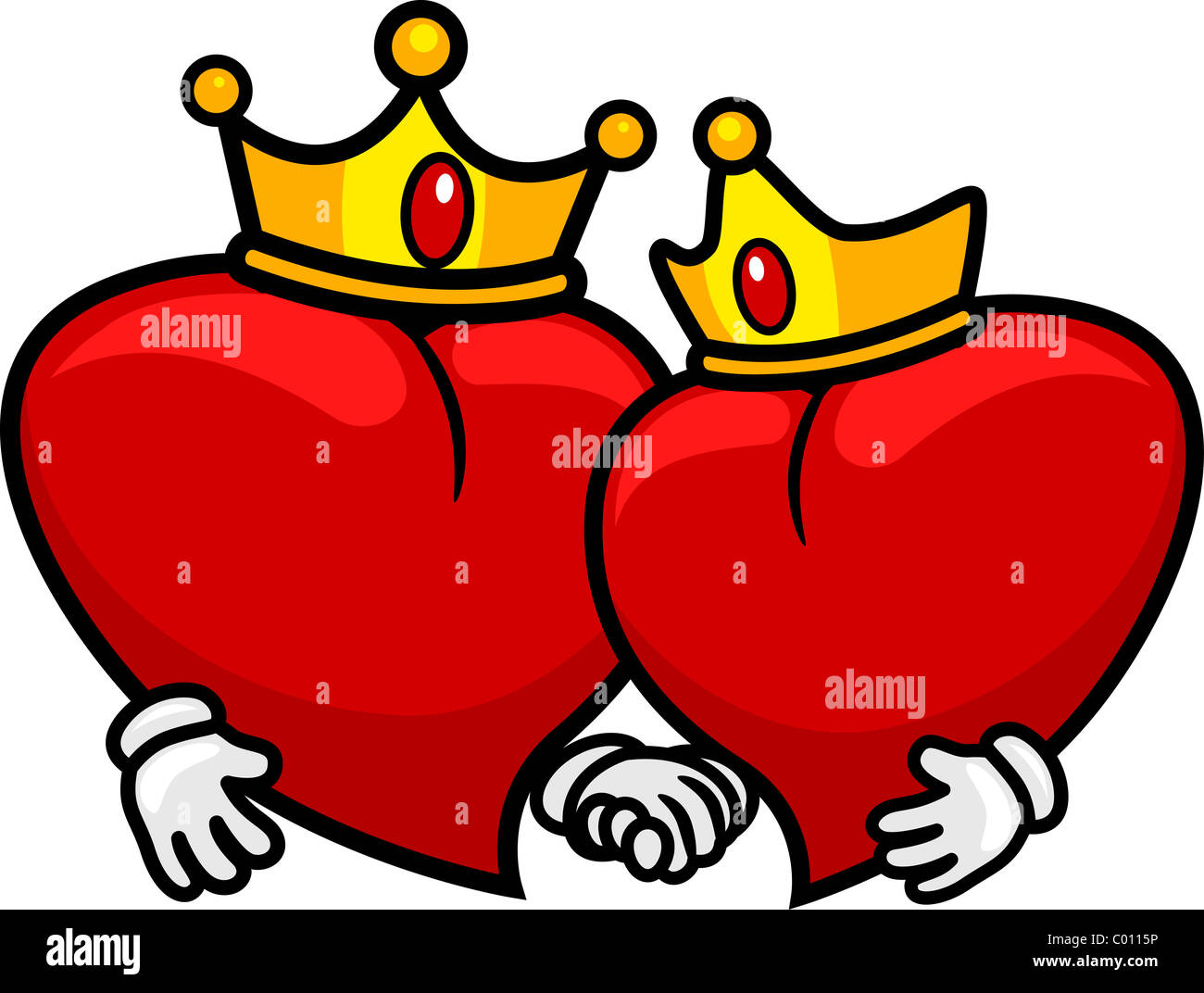 King Queen Hearts Stock Illustrations – 1,244 King Queen Hearts