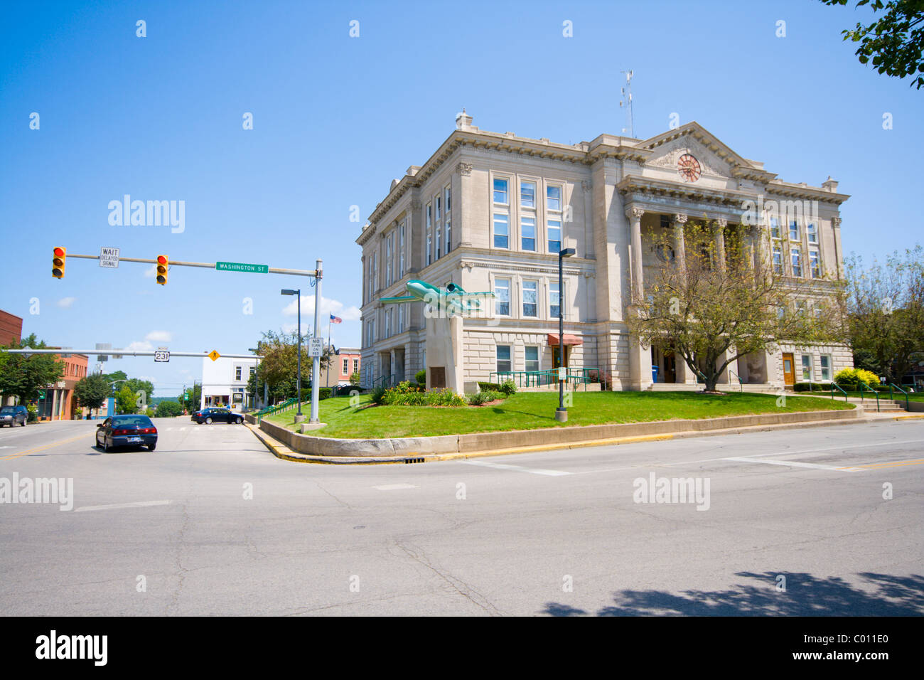 Courthouse in Greencastle, Indiana Stock Photo Alamy