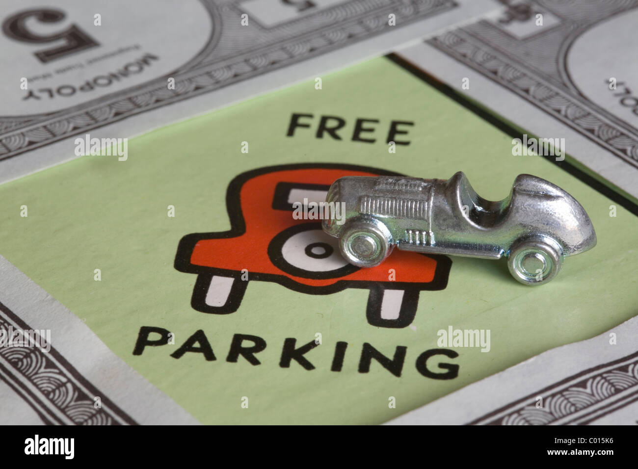 Free Parking On The Monopoly Board Game Stock Photo Alamy Free Parking On The Monopoly Board Game Stock Photo Alamy