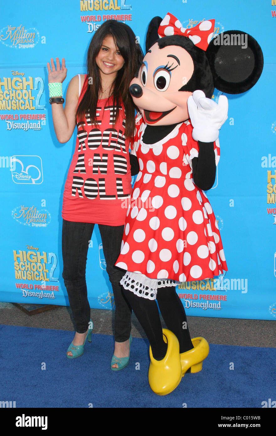Selena Gomez Disney S High School Musical 2 World Premiere Arrivals Held At Downtown Disney Anaheim California Usa Stock Photo Alamy