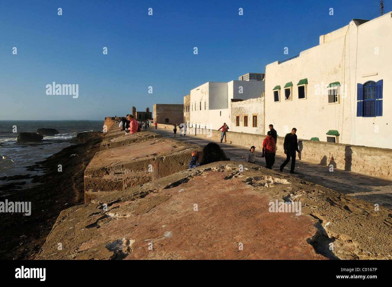 Sqala de la Kasbah, seawall of the historic town of Essaouira, Mogador