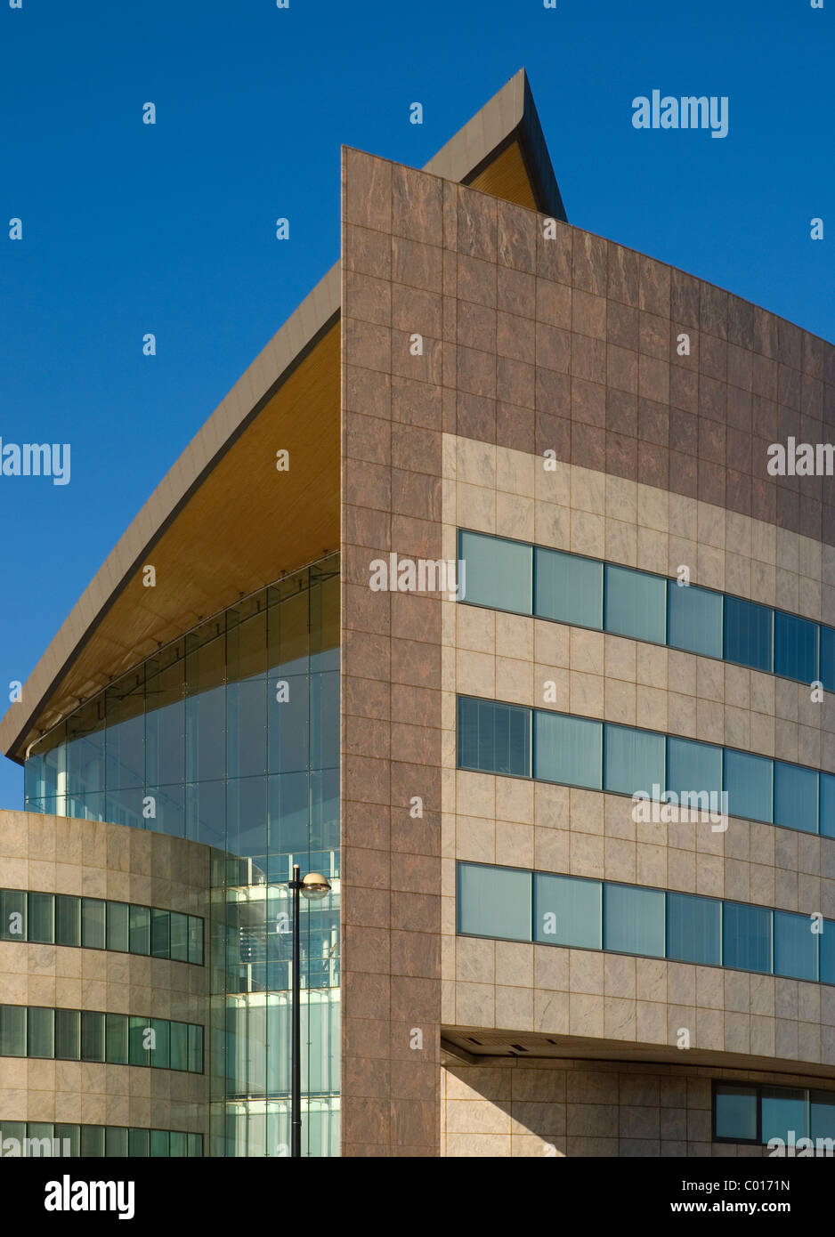 Office building architecture Cardiff Bay South Wales Stock Photo Alamy
