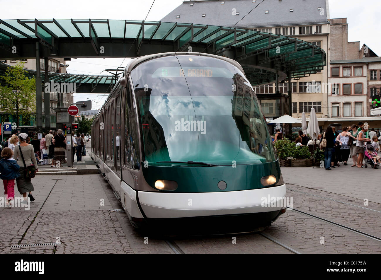 Modern City Tram In Strasbourg Alsace France Europe Stock Photo Alamy Modern City Tram In Strasbourg Alsace France Europe Stock Photo Alamy