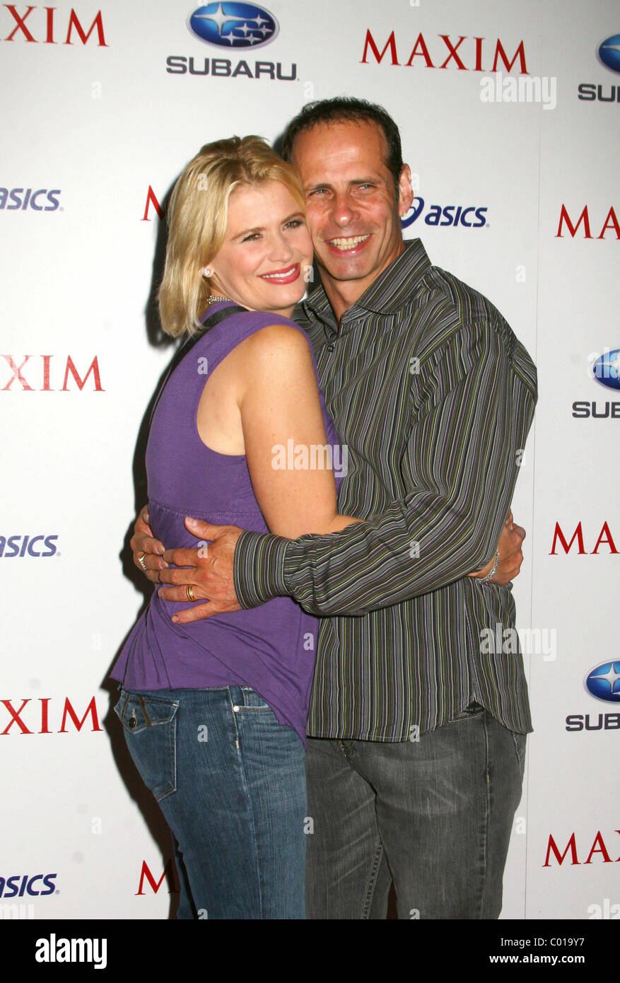 Kristy Swanson and Lloyd Eisler Maxim Magazine's ICU Event Arrivals