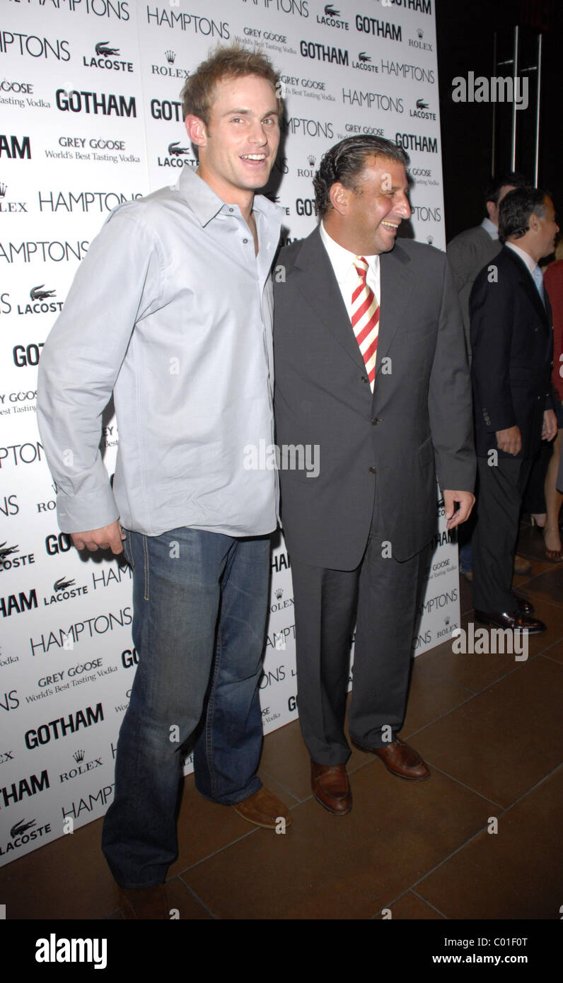 Andy Roddick Hamptons Magazine host a party for Andy Roddick at Tenjune ...