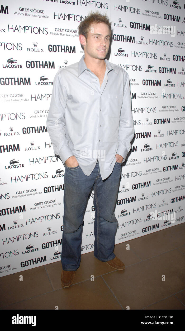 Andy Roddick Hamptons Magazine host a party for Andy Roddick at Tenjune ...