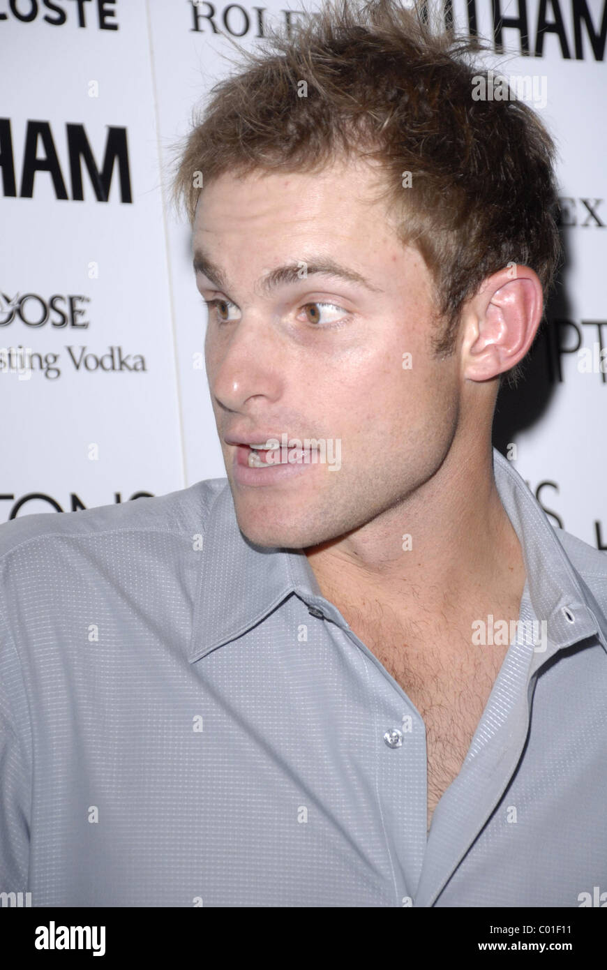 Andy Roddick Hamptons Magazine host a party for Andy Roddick at Tenjune ...