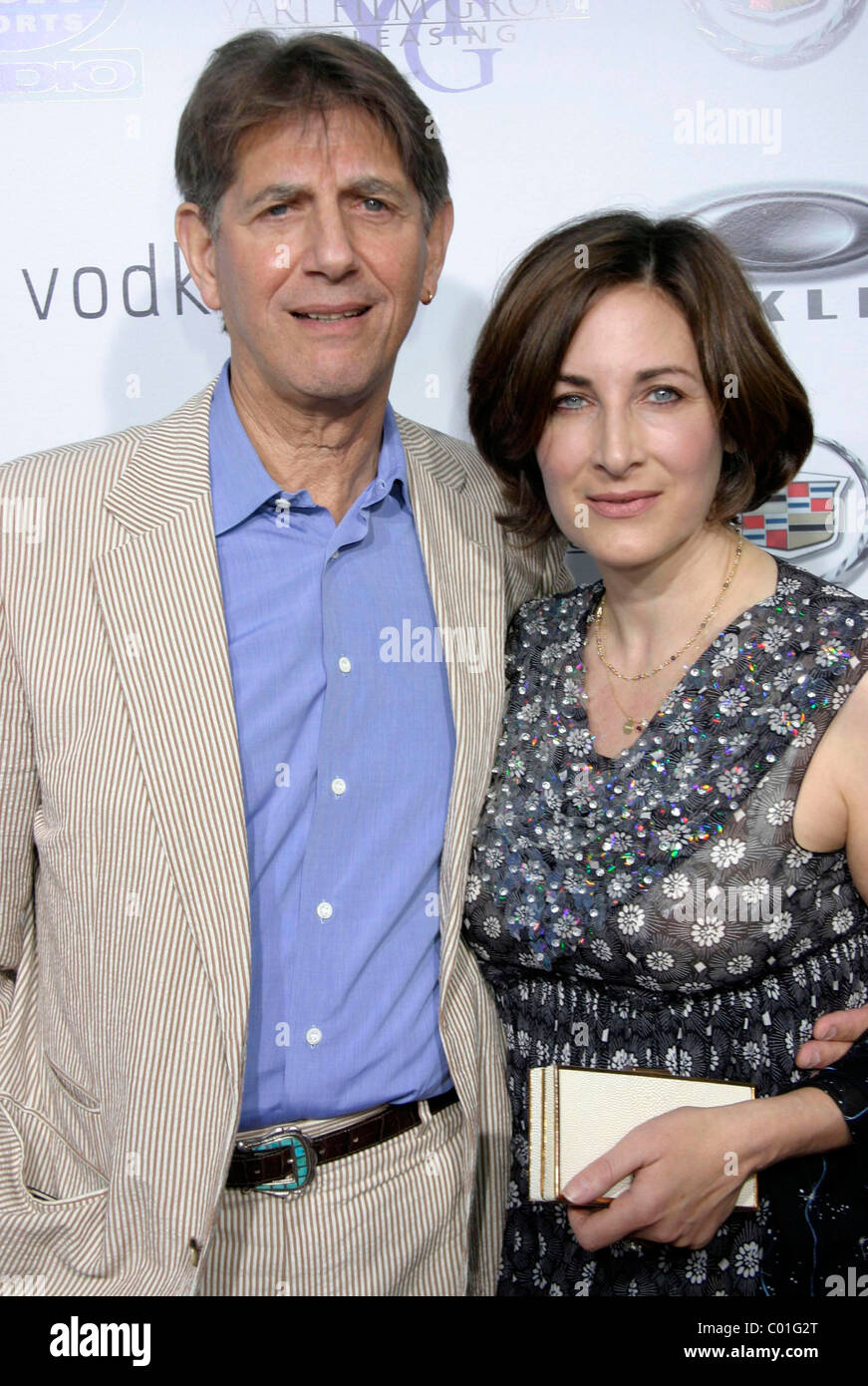 Peter Coyote and Stefanie Pleet at the premiere of 'Resurrecting The Champ' held at the The Academy of Motion Picture Arts and Stock Photo