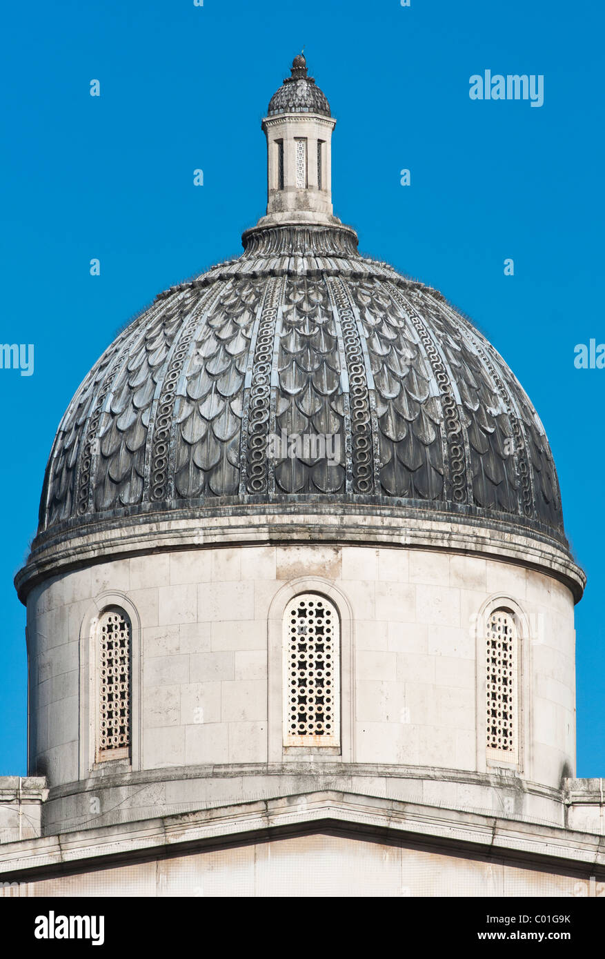 National Gallery Cupola, London Stock Photo